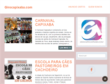 Tablet Screenshot of girocapixaba.com